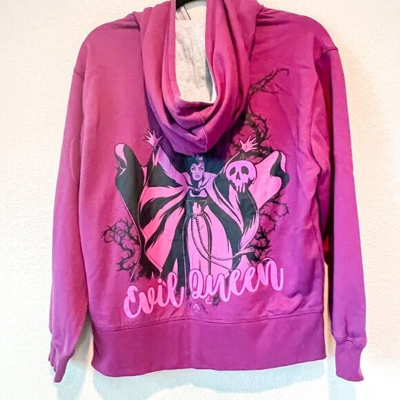 Disney Evil Queen Hooded Cardigan, Size Medium - Picture 4 of 5